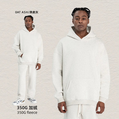 Fleece Lined Hoodie & Jogger Tracksuit Set