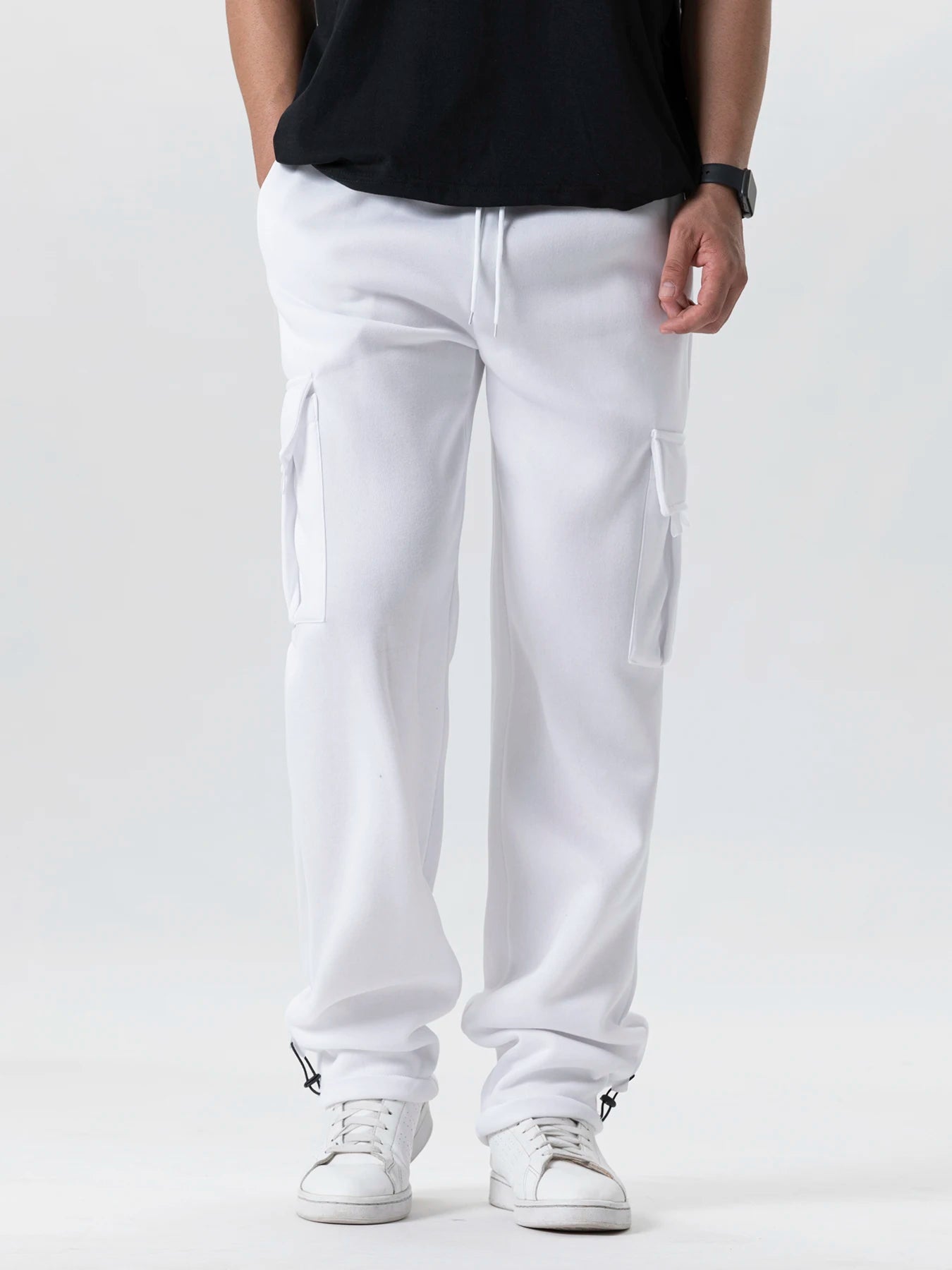 Drawstring Straight Fit Sweatpants