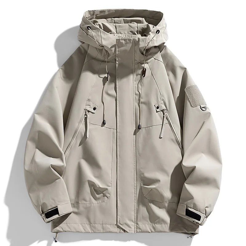 Windbreakers Hooded Zipper Jacket