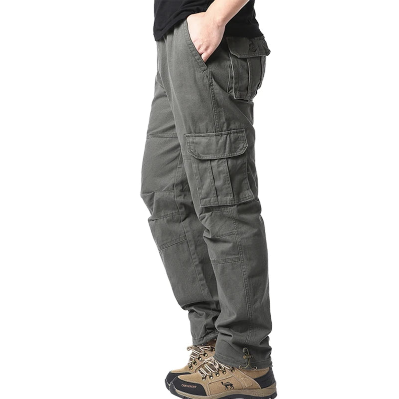 Casual Large Pocket Loose Pants
