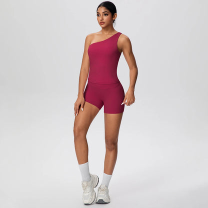 One Shoulder Sculpt Workout Set