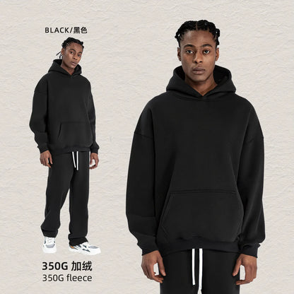 Fleece Lined Hoodie & Jogger Tracksuit Set