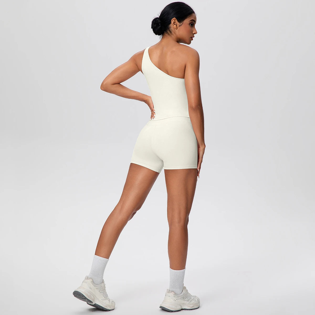 The Sculpt One-Shoulder Set