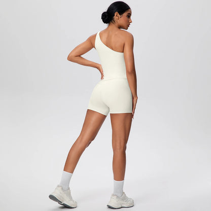 The Sculpt One-Shoulder Set