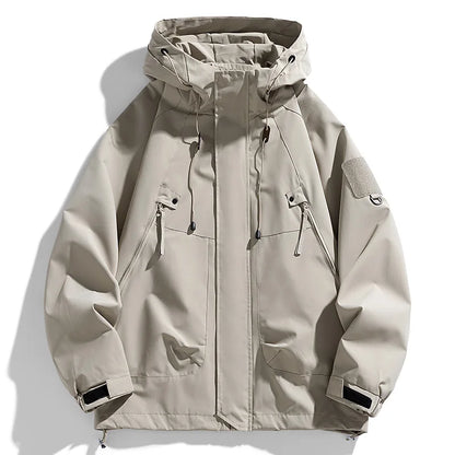 Windbreakers Hooded Zipper Jacket