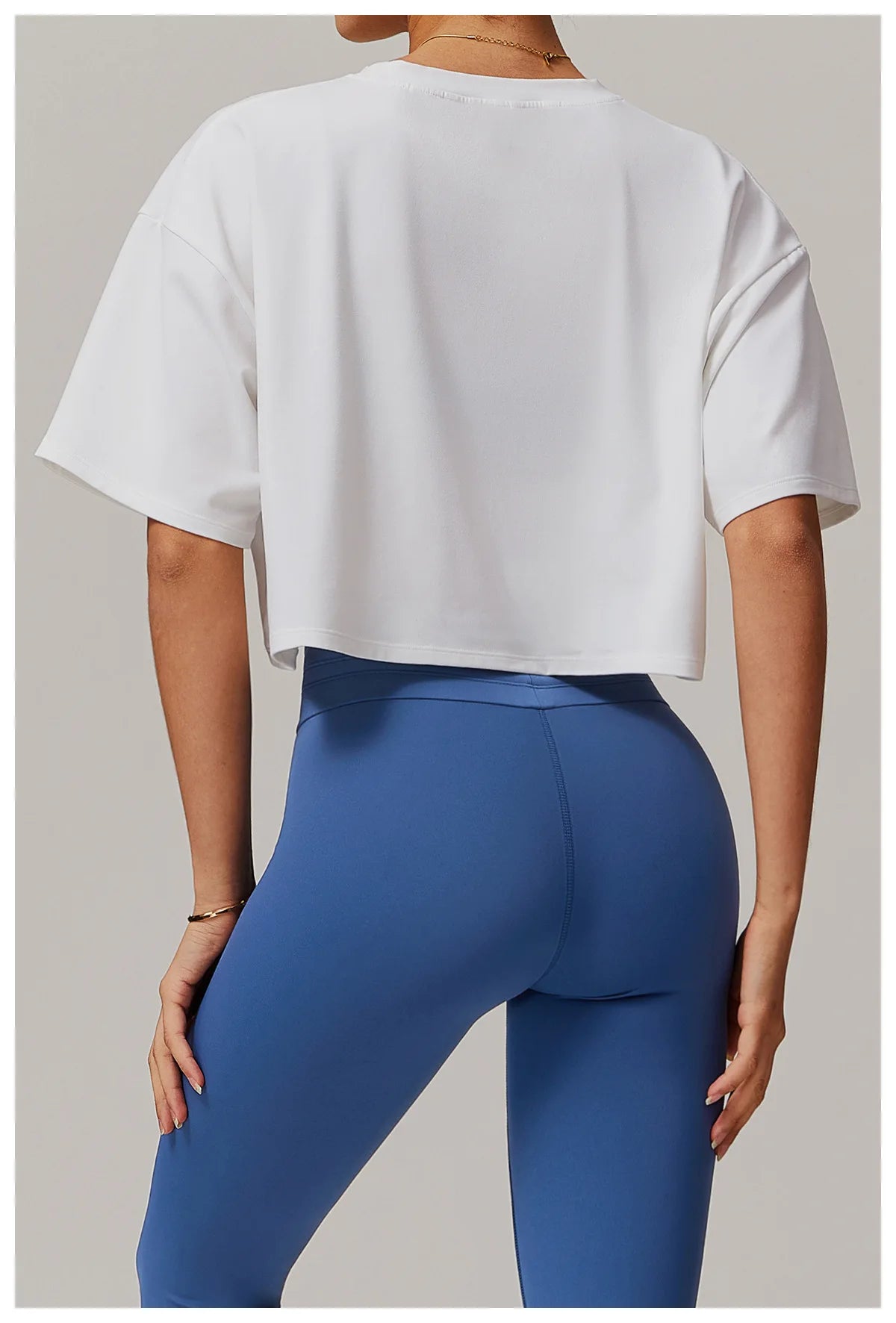 Loose Yoga Top Women Short Sleeve Gym Top Quick Dry Running Sports Shirt Fitness Woman Athletic Cropped Tops Push Up Active Wear