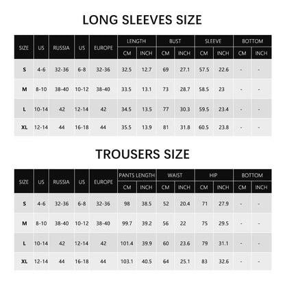 Quick-Dry Long-Sleeved Sports Two-Piece Suit