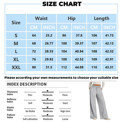 Fleece Sweatpants Women Streetwear Pants High Waist Loose Trousers Casual Straight Sport Wide Leg Baggy Pants Joggers