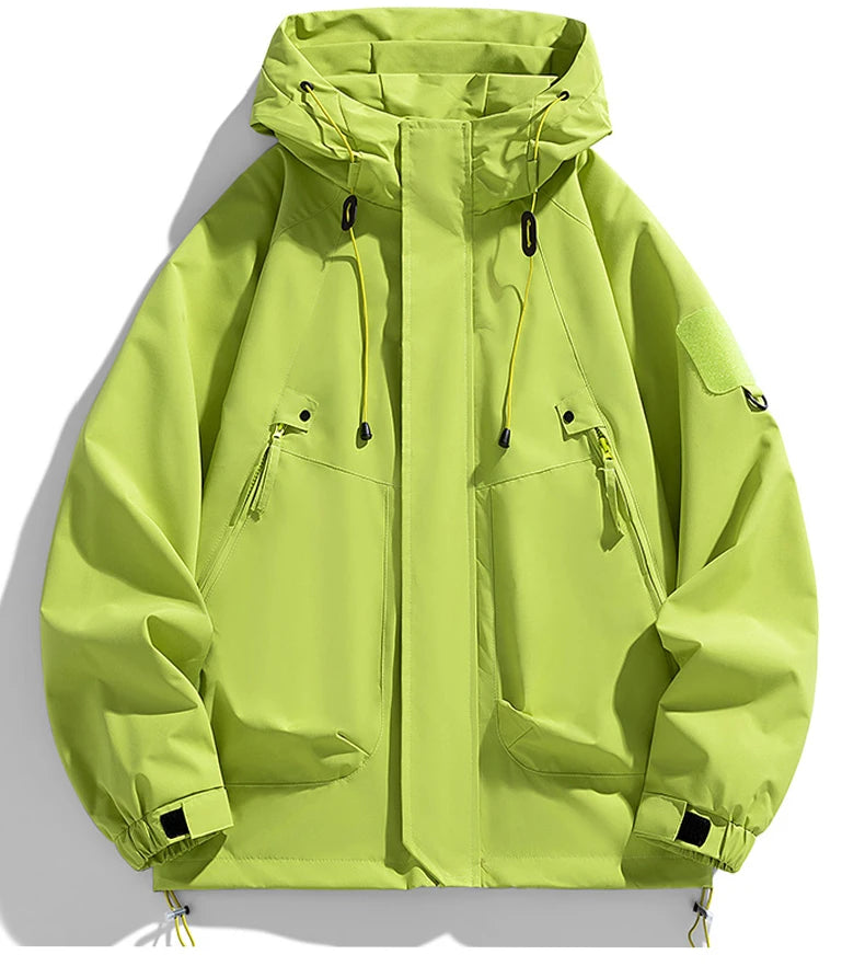 Windbreakers Hooded Zipper Jacket