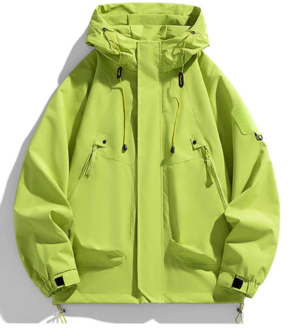 Windbreakers Hooded Zipper Jacket