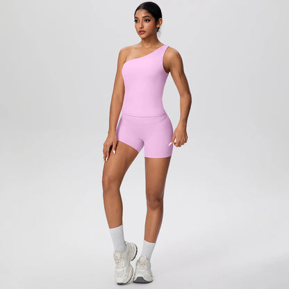 The Sculpt One-Shoulder Set