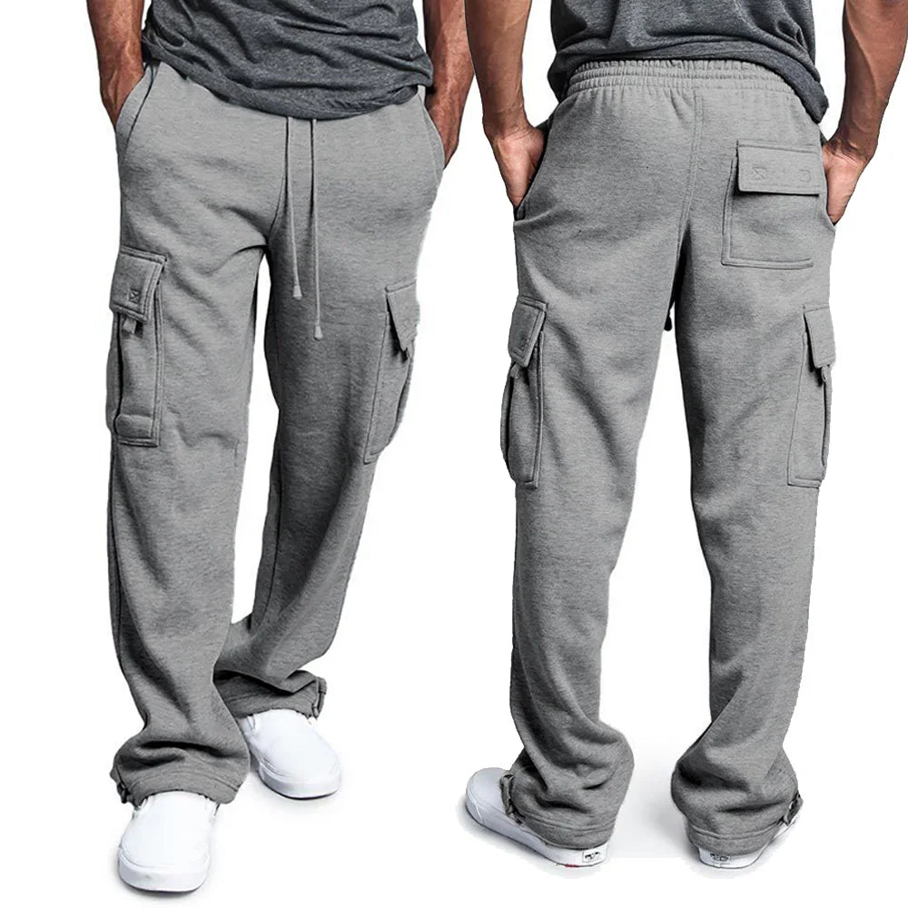 Drawstring Straight Fit Sweatpants