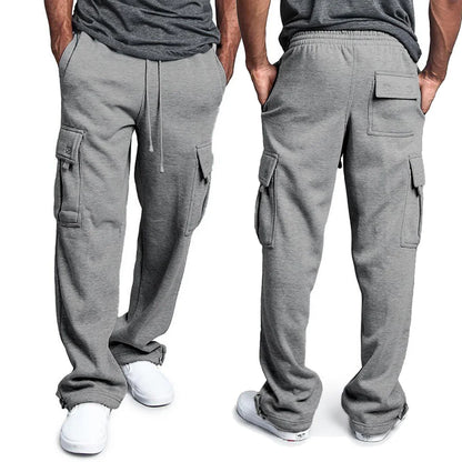 Drawstring Straight Fit Sweatpants