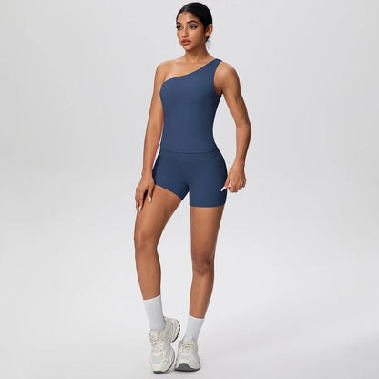 The Sculpt One-Shoulder Set