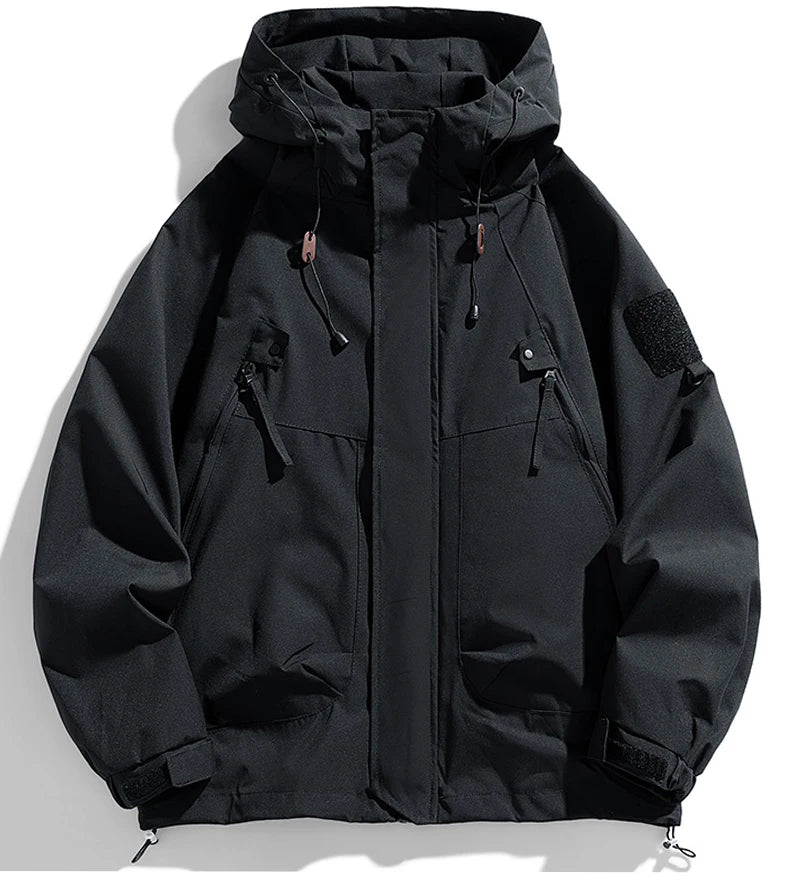 Windbreakers Hooded Zipper Jacket