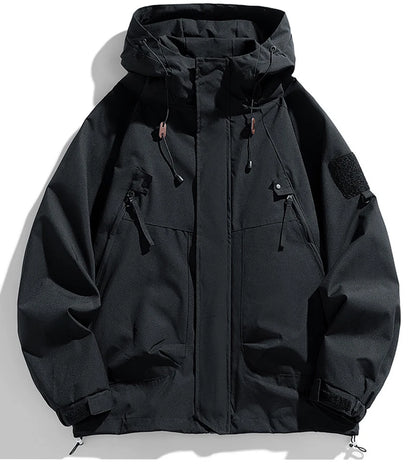 Windbreakers Hooded Zipper Jacket