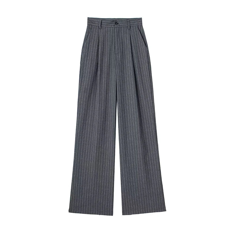 Wide Leg Baggy Suit Pant