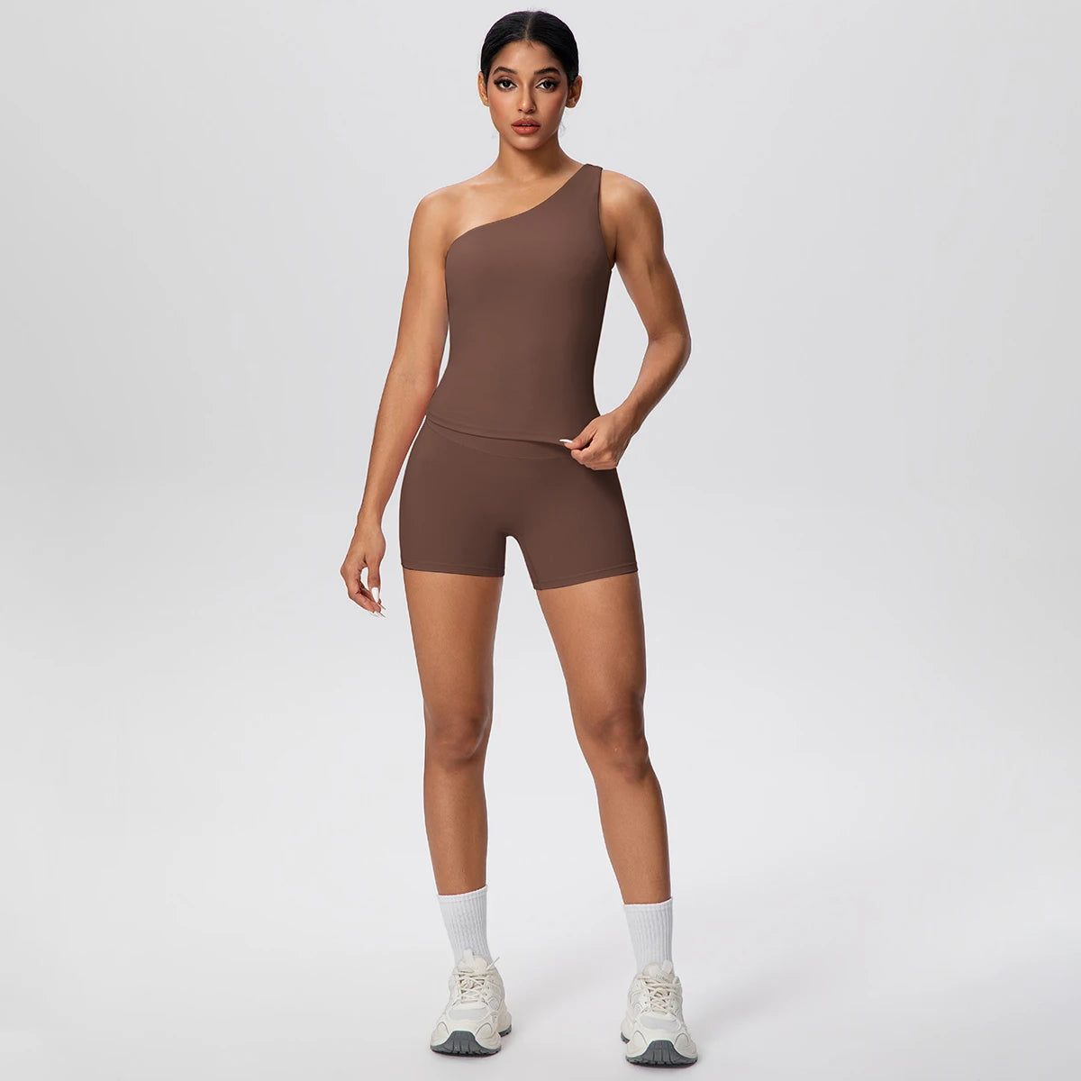 The Sculpt One-Shoulder Set