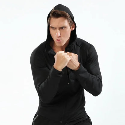 Hooded Zipper Jacket