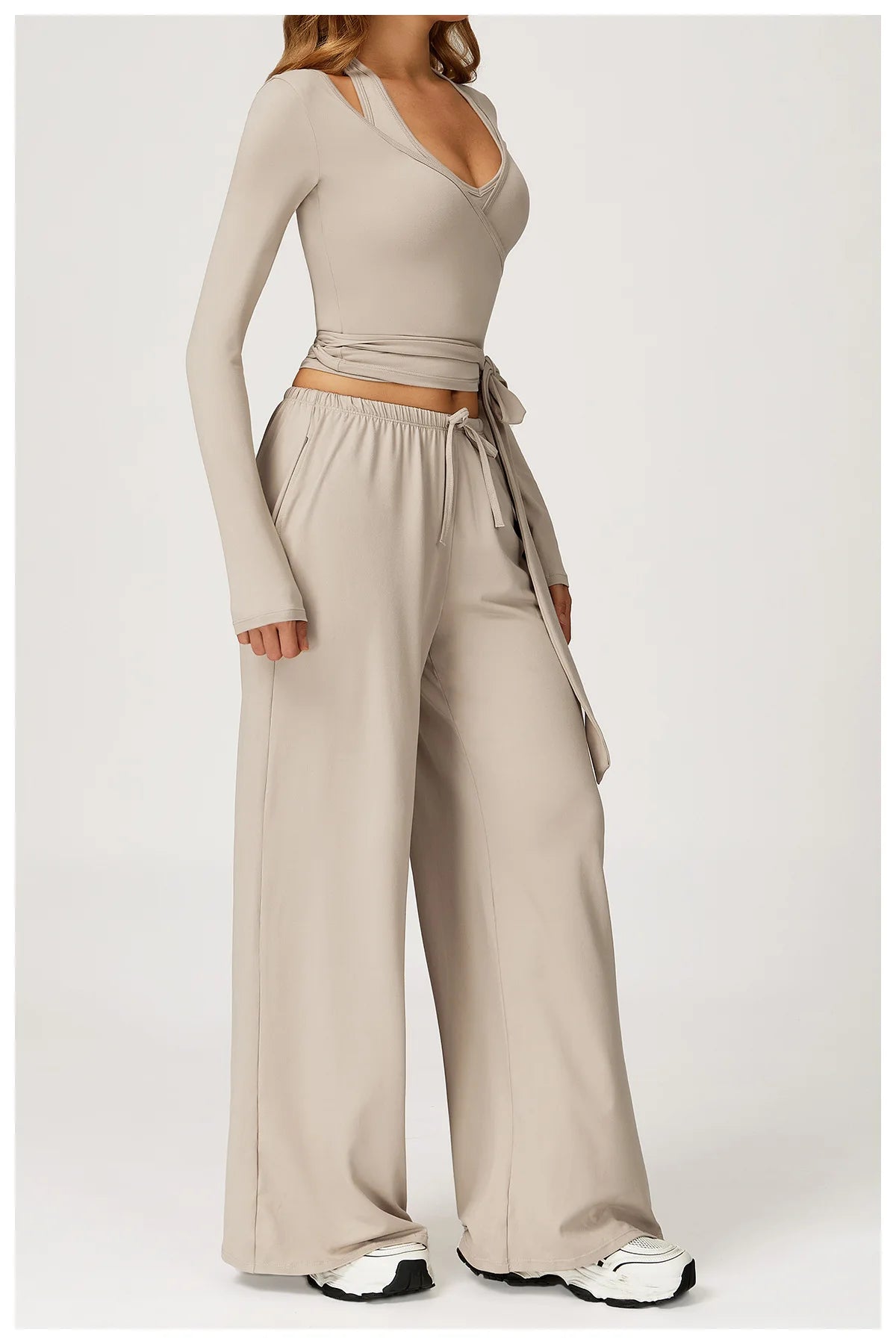 Women Yoga Set 2/3PCS Sportswear Push Up Workout Clothes Athletic Wear Gym Legging Fitness Bra Crop Top Long Sleeve Sports Suits