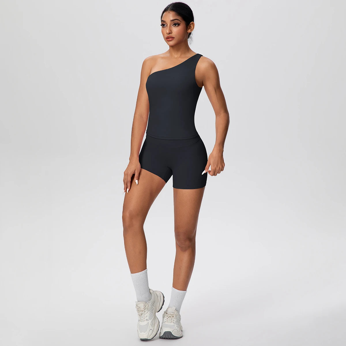 The Sculpt One-Shoulder Set