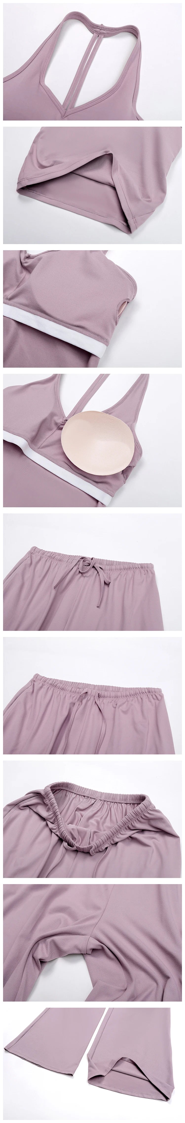 Women Yoga Set 2/3PCS Sportswear Push Up Workout Clothes Athletic Wear Gym Legging Fitness Bra Crop Top Long Sleeve Sports Suits