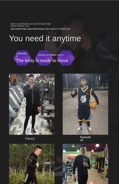 Quick-Dry Tracksuit Set – Running