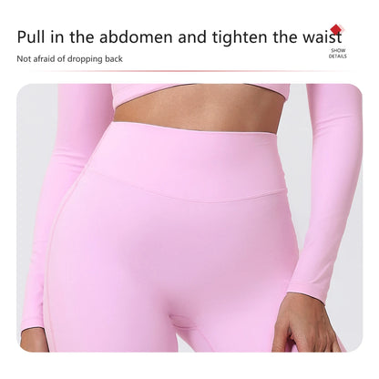 Women’s Straight-Leg Sports Pants – Wide Leg Yoga Leggings, Pilates, Gym, Fitness Tights, Naked Feeling Compression Pants