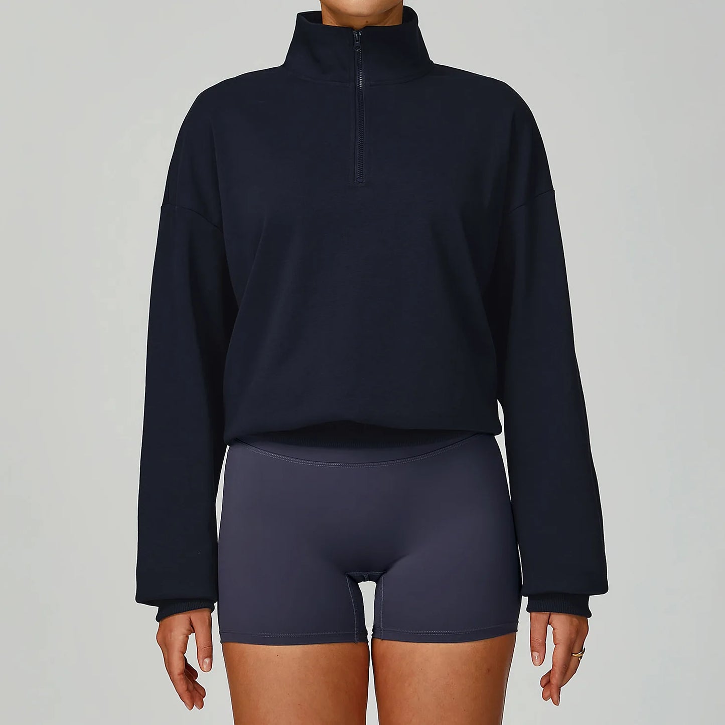 Women’s Zipper Yoga Jacket – Long Sleeve Gym Fitness Top, Running, Workout, Windproof Sportswear