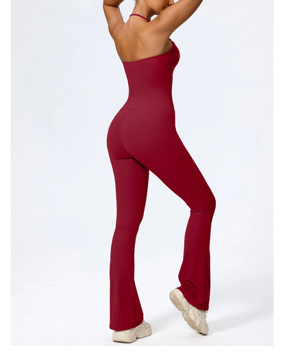 Sleeveless Backless Yoga Jumpsuit