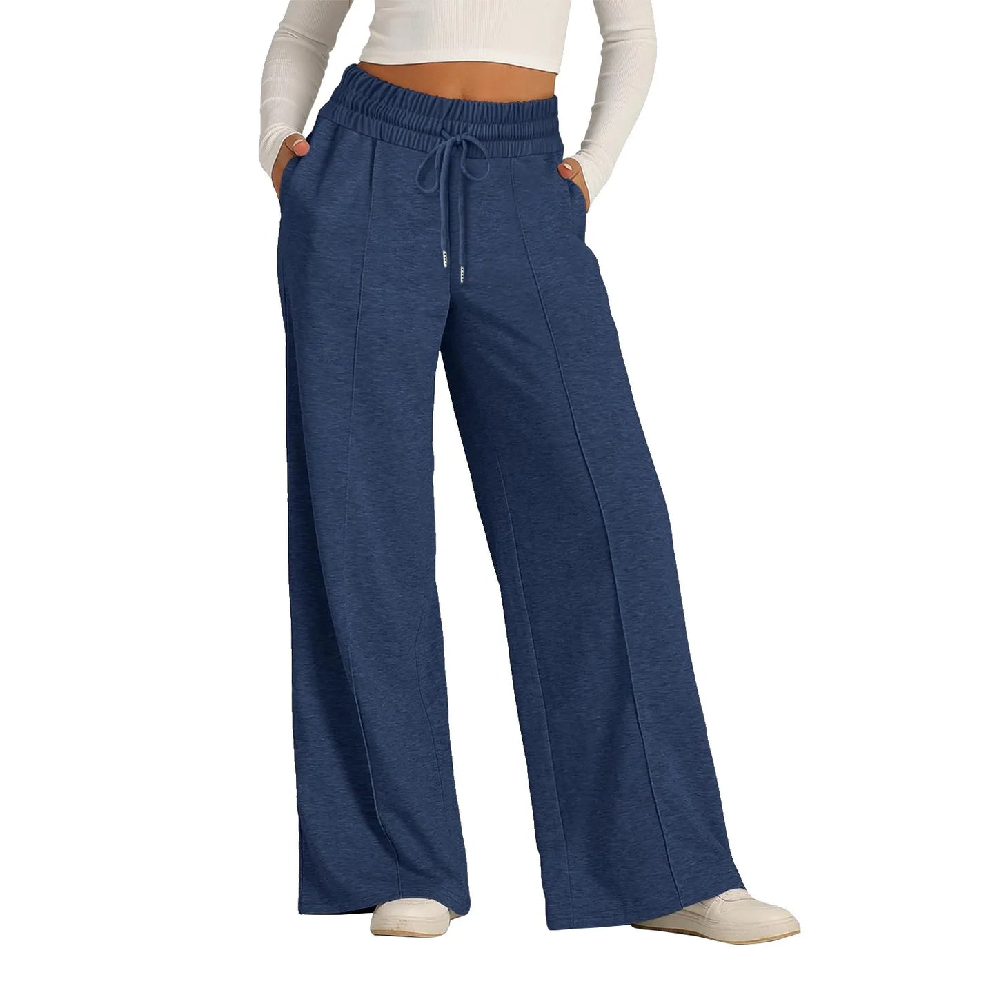 Wide Leg Fleece Joggers