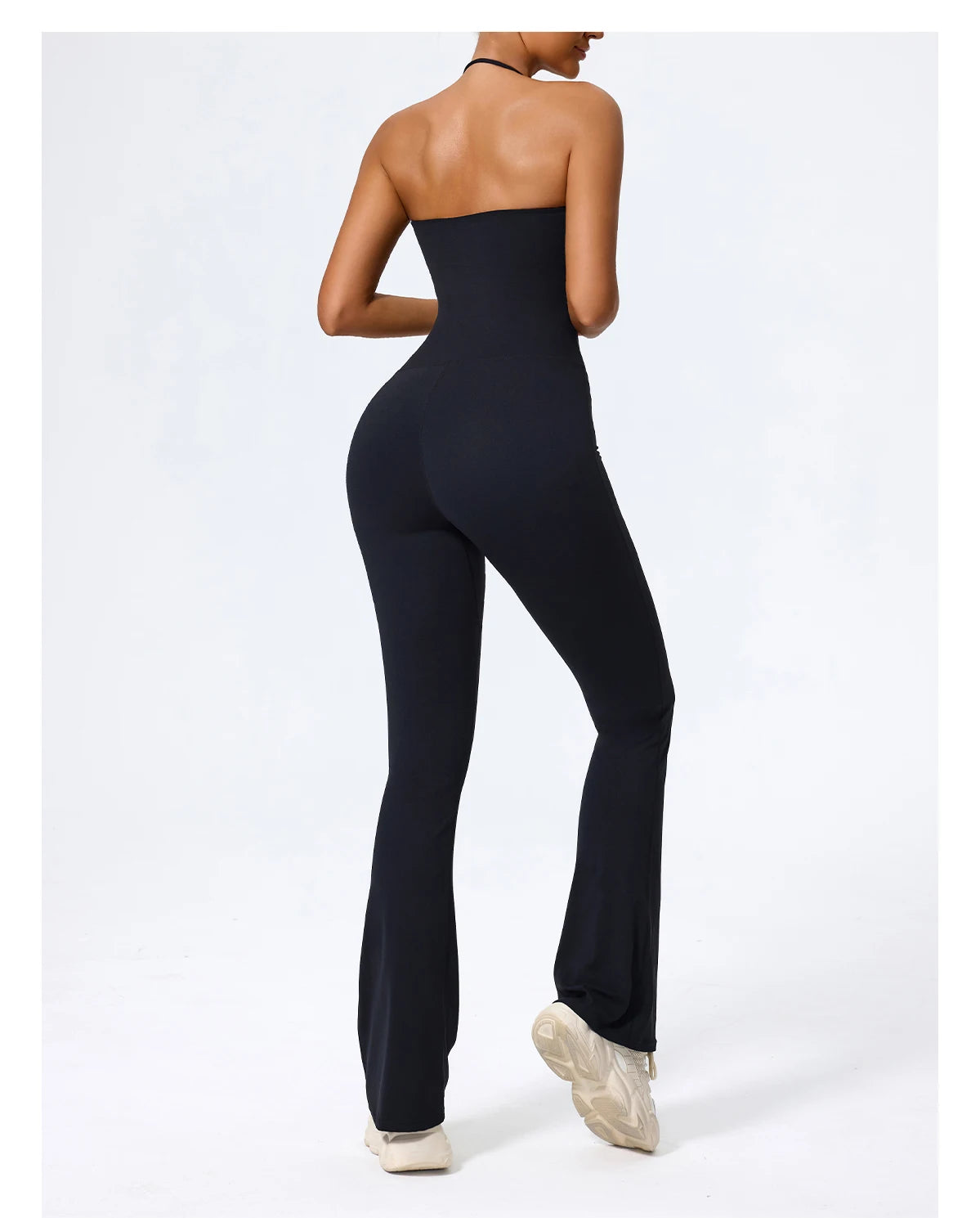 Sleeveless Backless Yoga Jumpsuit