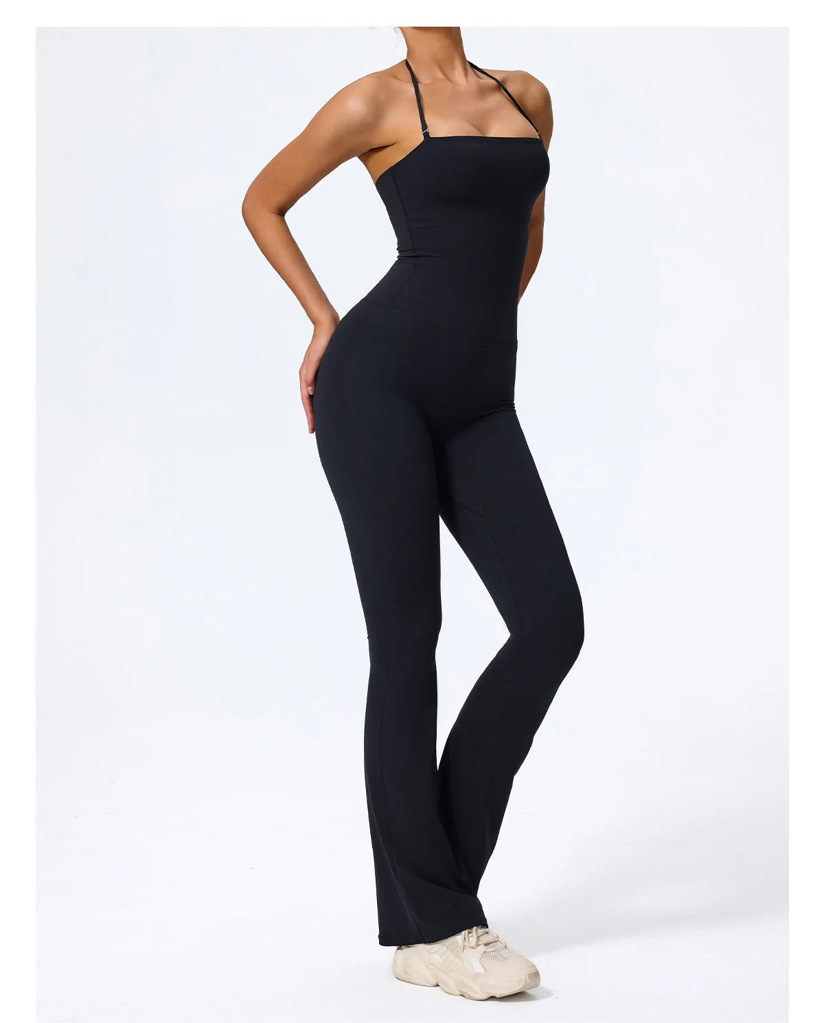 Sleeveless Backless Yoga Jumpsuit