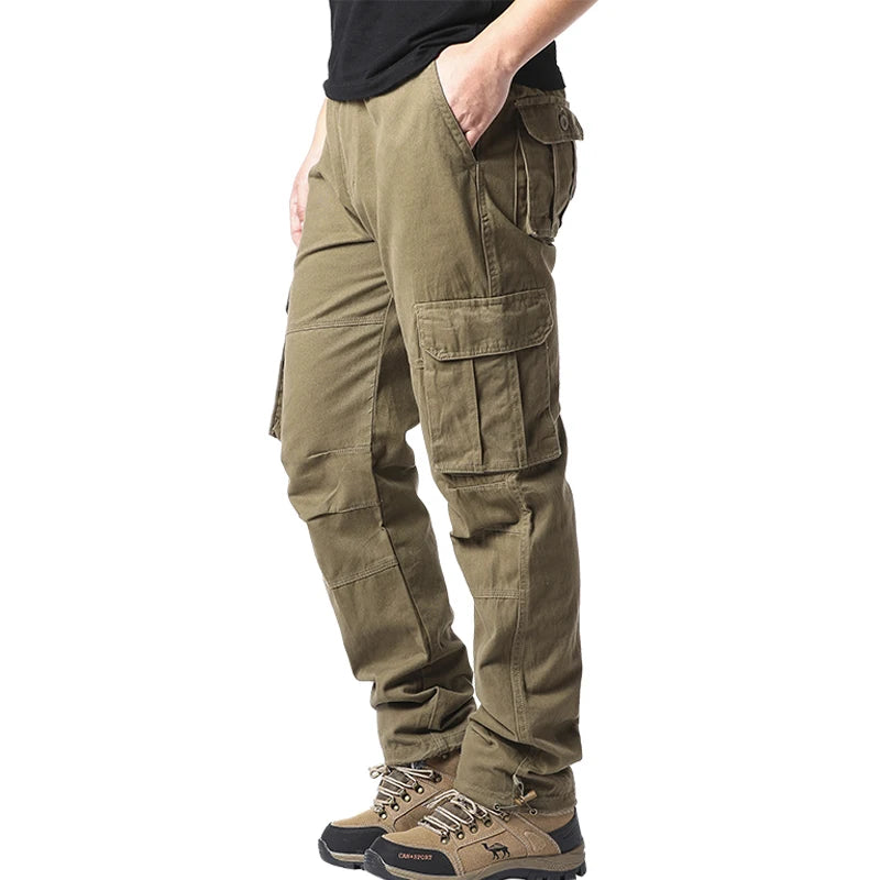 Casual Large Pocket Loose Pants