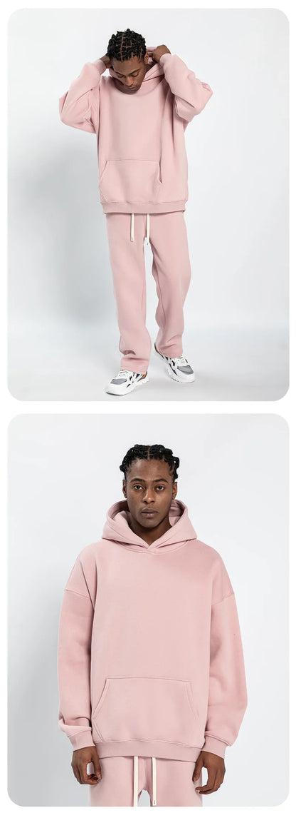 Fleece Lined Hoodie & Jogger Tracksuit Set