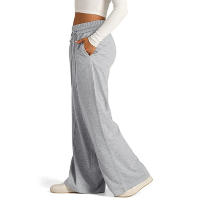 Wide Leg Fleece Joggers