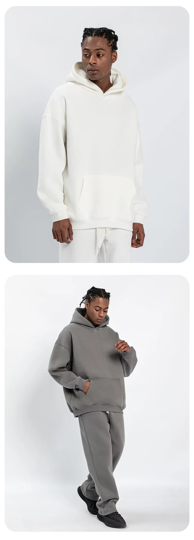 Fleece Lined Hoodie & Jogger Tracksuit Set