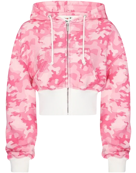 Zipper Jacket and Skirt Two Piece Set