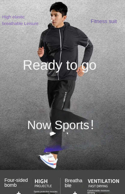 Quick-Dry Tracksuit Set – Running