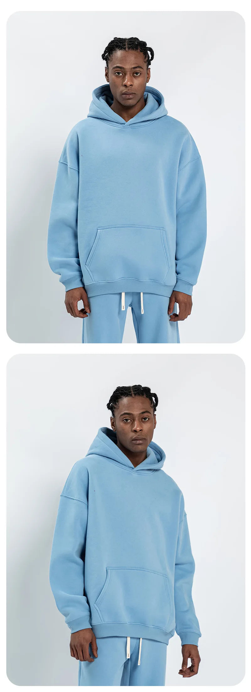Fleece Lined Hoodie & Jogger Tracksuit Set