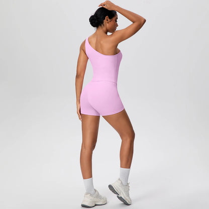 The Sculpt One-Shoulder Set