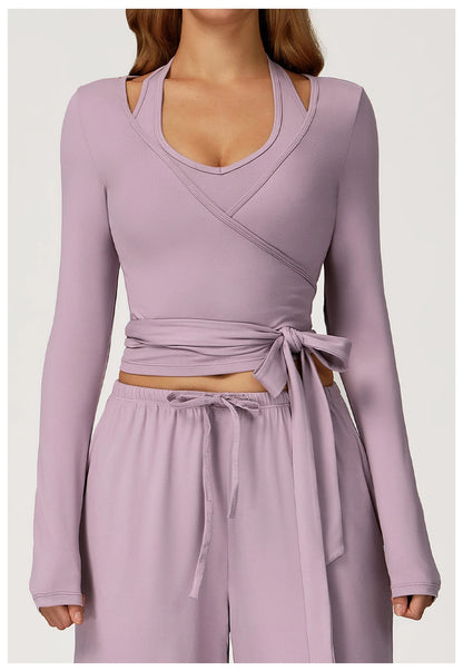 Women Yoga Set 2/3PCS Sportswear Push Up Workout Clothes Athletic Wear Gym Legging Fitness Bra Crop Top Long Sleeve Sports Suits