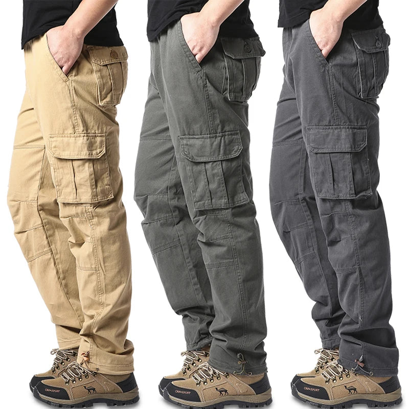 Casual Large Pocket Loose Pants