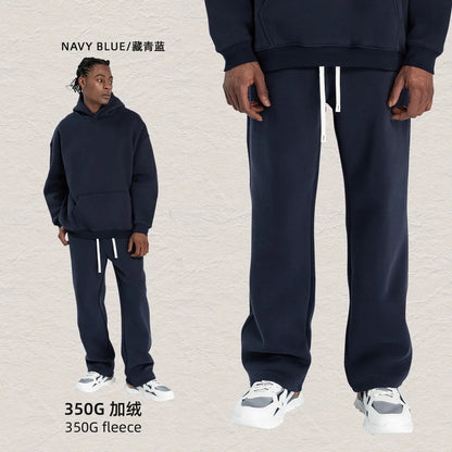 Fleece Lined Hoodie & Jogger Tracksuit Set