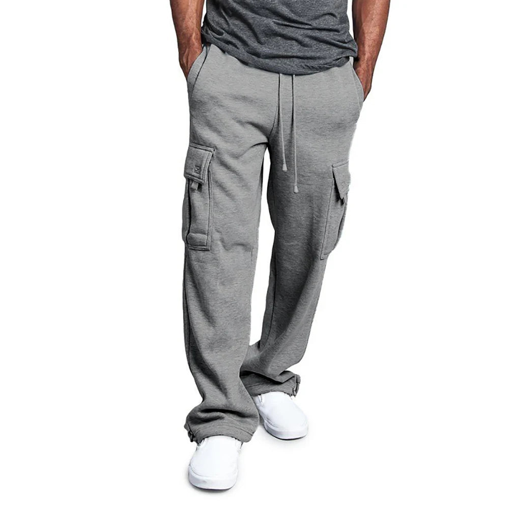 Drawstring Straight Fit Sweatpants