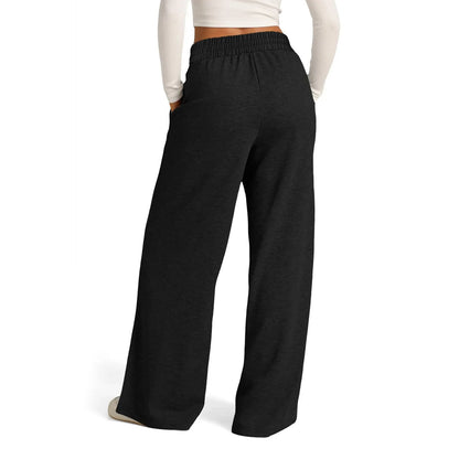Wide Leg Fleece Joggers