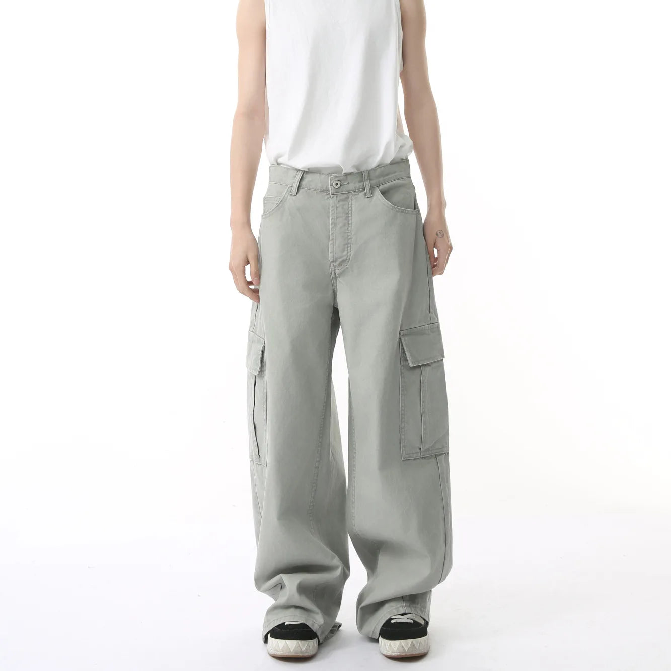 Streetwear Denim Two-Piece Set