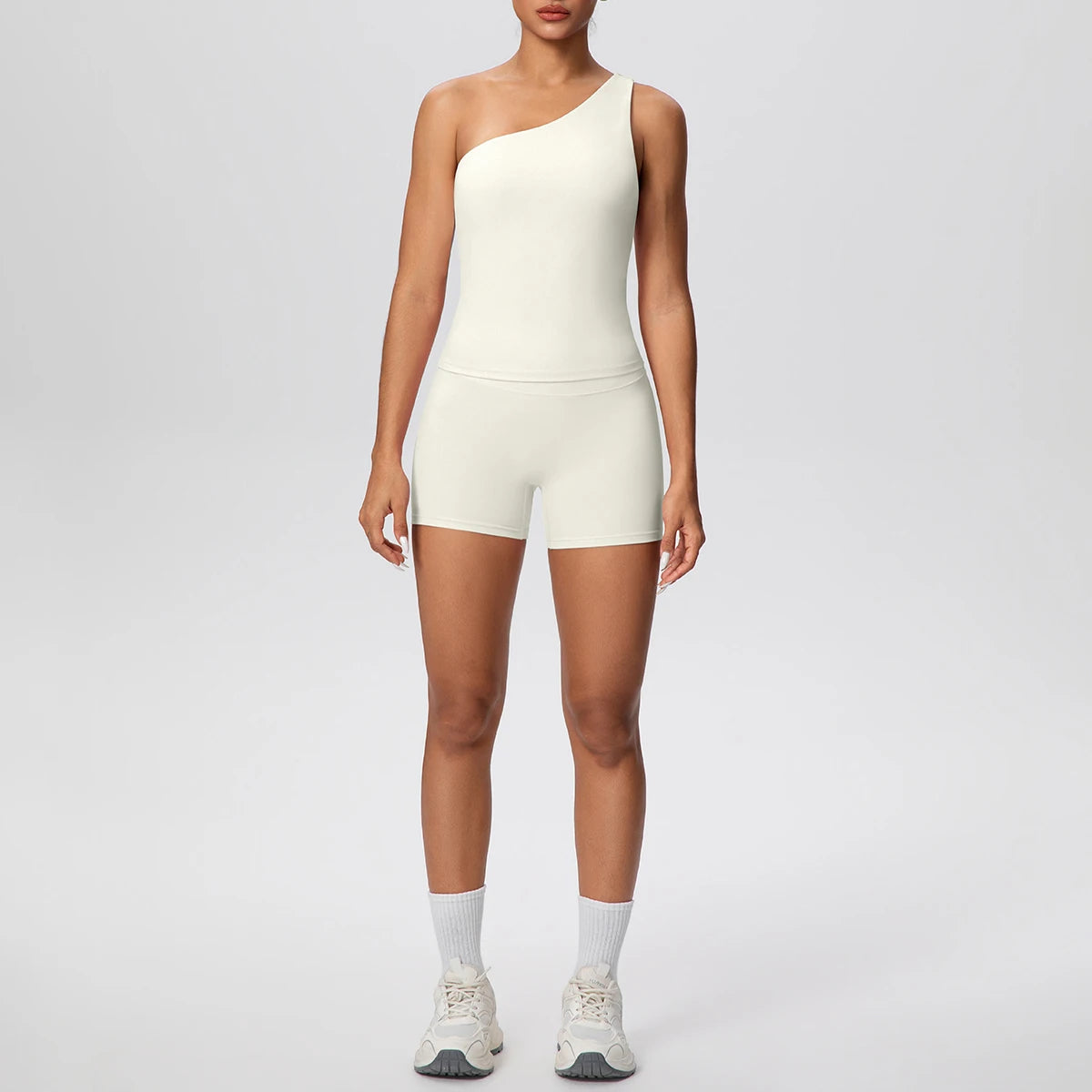 The Sculpt One-Shoulder Set