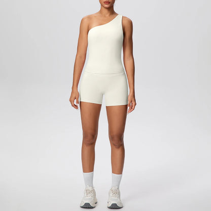 The Sculpt One-Shoulder Set