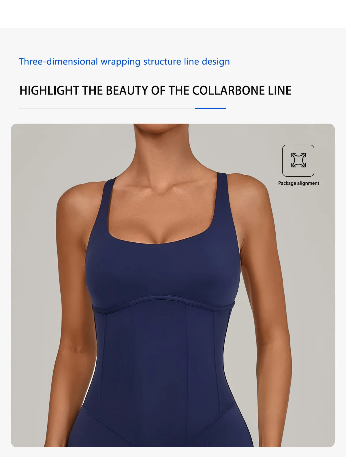 Women Adjustable Shoulder Straps Yoga Jumpsuit Dance-Inspired Backless Bodysuit Woman Tight-Fitting Workout Fitness One-Piece